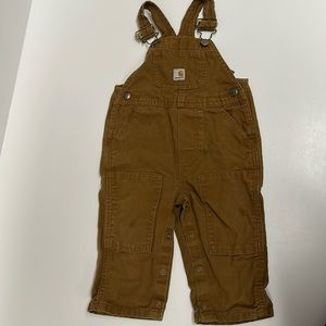 Carhartt Brown/Tan Kids Overalls